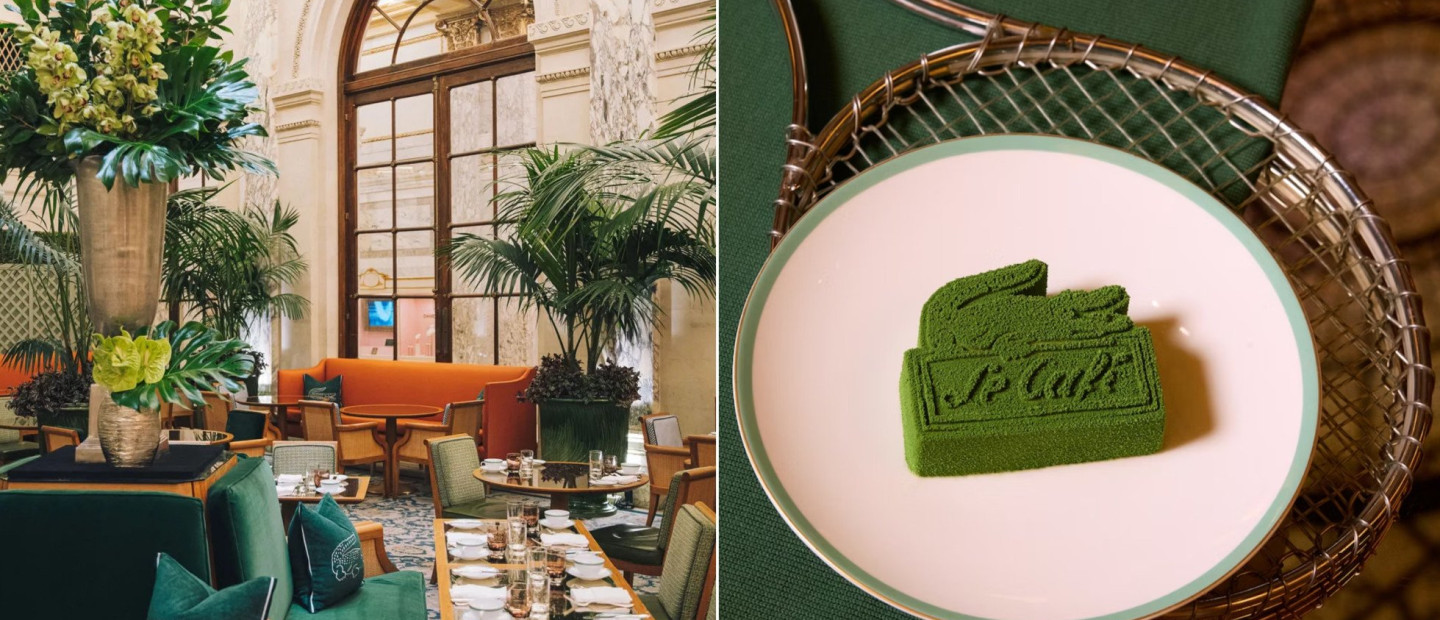 Το νέο pop-up café της Lacoste στο The Plaza της Νέας Υόρκης είναι ένας ύμνος στο τένις 