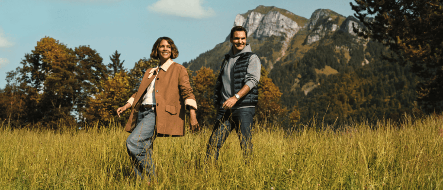 Roger Federer και Halle Berry μας προσκαλούν να ζήσουμε ένα μαγευτικό φθινόπωρο στην Ελβετία