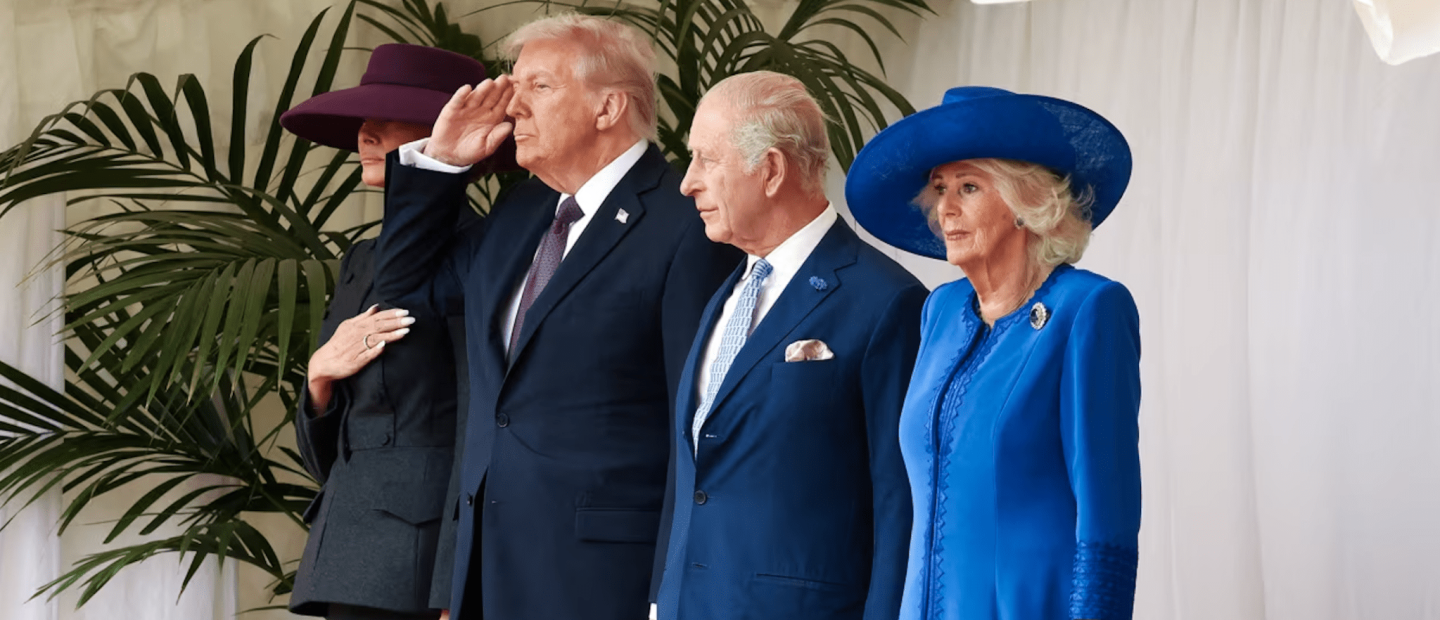 Ο Βασιλιάς Κάρολος και η Καμίλα υποδέχθηκαν τους Donald και Melania Trump στο Winsdor με κάθε επισημότητα 