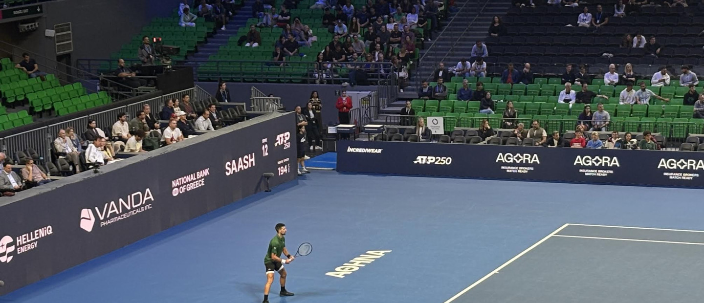 Παρακολουθήσαμε από κοντά το τουρνουά τένις ATP 250 στην Αθήνα και ετοιμαζόμαστε για τον μεγάλο τελικό