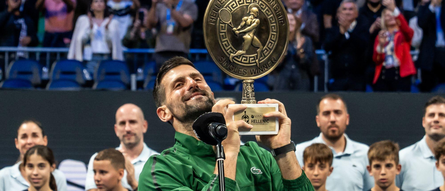 Η Αθήνα αποθέωσε τον Νόβακ Τζόκοβιτς που στέφθηκε ο μεγάλος νικητής του πρώτου Hellenic Championship ATP 250
