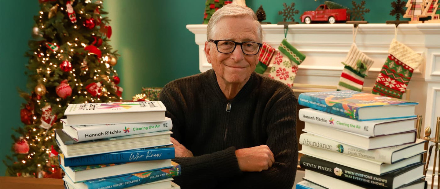 Ο Bill Gates προτείνει πέντε βιβλία για να διαβάσουμε 