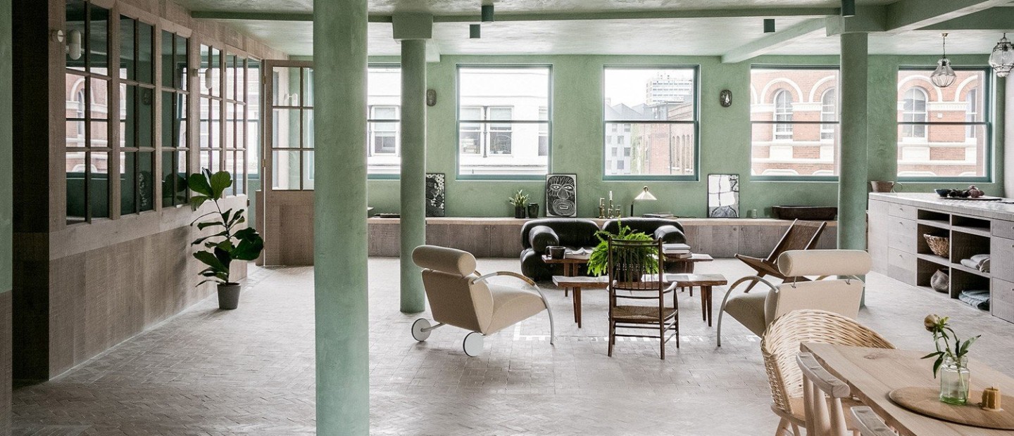 Ένα εκπληκτικό διαμέρισμα σε παλ αποχρώσεις στο Shoreditch του Λονδίνου