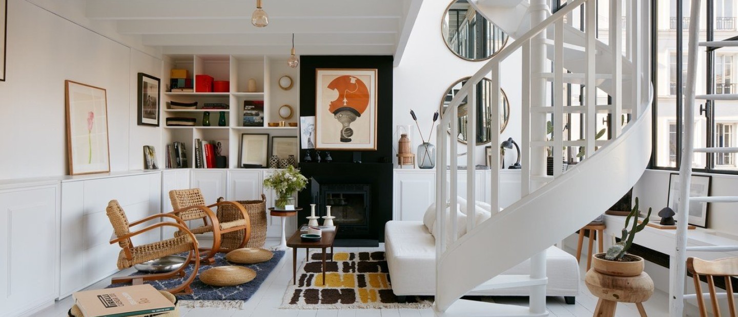 Ένα φωτεινό loft στο Παρίσι αναδεικνύει την ανεπιτήδευτη γαλλική κομψότητα