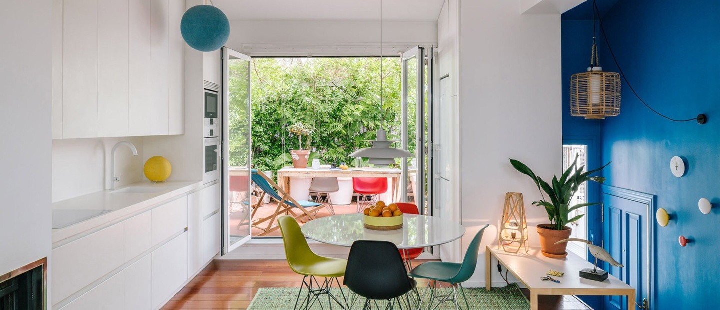 To G house στη Μαδρίτη είναι το διαμέρισμα ενός εργένη που έχει στόχο να απολαμβάνει τη ζωή 