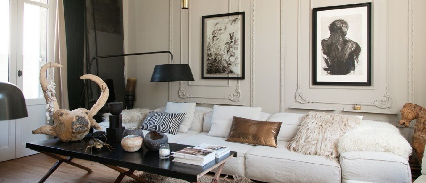 Μια ματιά στο εσωτερικό της one of a kind κατοικίας δύο Γάλλων interior designers  