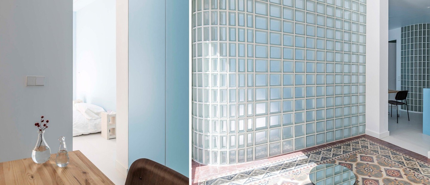 Το Blue Glass Apartment στη Μαδρίτη είναι μια ωδή στο γαλάζιο