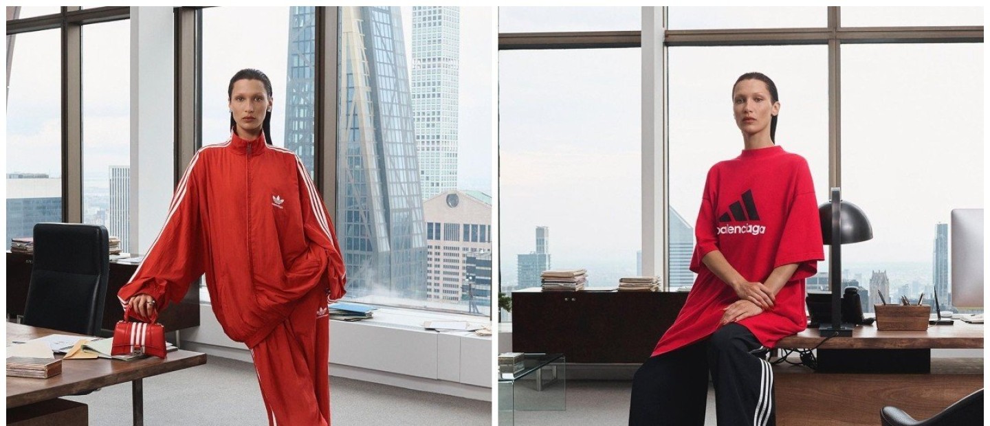Η εντυπωσιακή φωτογράφιση της Bella Hadid για τη super fresh καμπάνια Balenciaga x Adidas 