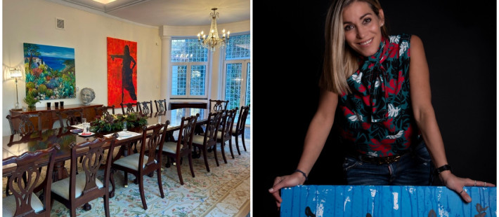 Τα έργα της Χριστίνας Λάππα κοσμούν την επίσημη κατοικία της Πρεσβείας των ΗΠΑ στην Αθήνα