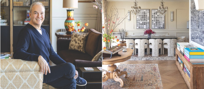 Ο Μάρκος Μαχαιρόπουλος μας υποδέχεται στο υπέροχο, γεμάτο φως σπίτι του στην Αθήνα