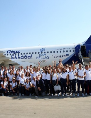 Πάμε Ελλάδα: Η τελευταία αποστολή των Ελλήνων αθλητών αναχώρησε για το Παρίσι 