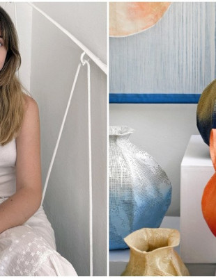 Η textile designer Βάλια Καπελετζή μιλάει στο GLOW.GR με αφορμή την εικαστική εγκατάσταση για τη βιτρίνα της Κριεζώτου του Μουσείου Μπενάκη
