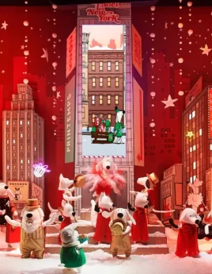 Noël 2025: Οι παριζιάνικες βιτρίνες των διάσημων πολυκαταστημάτων για τα φετινά Χριστούγεννα είναι βγαλμένες από παραμύθι