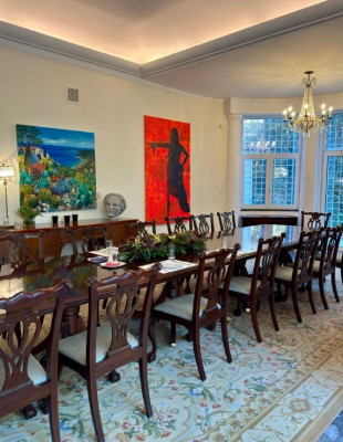 Τα έργα της Χριστίνας Λάππα κοσμούν την επίσημη κατοικία της Πρεσβείας των ΗΠΑ στην Αθήνα