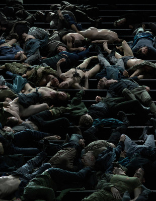 Φωτογραφίες από τις πρόβες του «Ρέκβιεμ για το τέλος του έρωτα» του Γιώργου Κουμεντάκη και του Δημήτρη Παπαϊωάννου