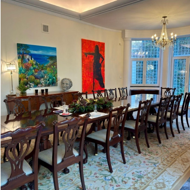 Τα έργα της Χριστίνας Λάππα κοσμούν την επίσημη κατοικία της Πρεσβείας των ΗΠΑ στην Αθήνα