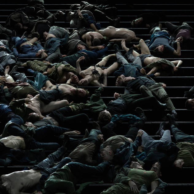 Φωτογραφίες από τις πρόβες του «Ρέκβιεμ για το τέλος του έρωτα» του Γιώργου Κουμεντάκη και του Δημήτρη Παπαϊωάννου