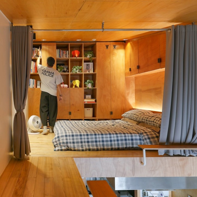 Όταν η δημιουργικότητα συναντά ένα loft 24 τ.μ.