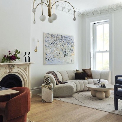 Πνοή ανανέωσης σε μια ιδιαίτερη κατοικία στο Brooklyn με vintage-looking στοιχεία