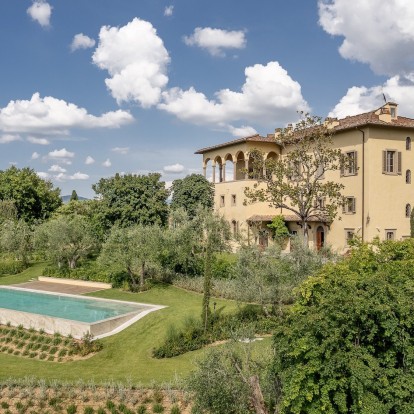 Η Villa il Gioiello στη Φλωρεντία διατηρεί τη μαγεία του παρελθόντος της με τρόπο υποδειγματικό