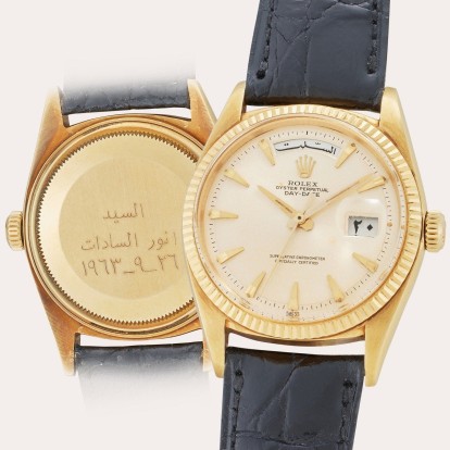 Σε δημοπρασία από τον οίκο Sotheby's το εμβληματικό Rolex του πρώην προέδρου της Αιγύπτου, Gamal Abdel Nasser