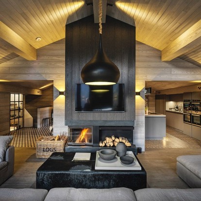 Mountain Chic: Ένα εξαιρετικά κομψό chalet στις γαλλικές Άλπεις επανασχεδιάστηκε από την περίφημη interior designer Kelly Hoppen