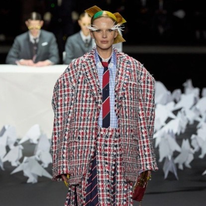 NYFW: Ο Thom Browne έριξε αυλαία στη Fashion Week με ένα εντυπωσιακό show, αφιερωμένο στα πουλιά 