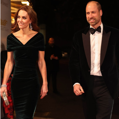 Η επιστροφή της Kate Middleton και του Πρίγκιπα William στο κόκκινο χαλί, έπειτα από δύο χρόνια απουσίας 