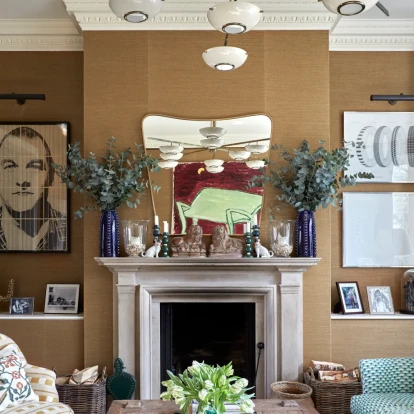 Μια βικτωριανή κατοικία στο δυτικό Λονδίνο που συνδυάζει με μαεστρία την κομψότητα με τις παιχνιδιάρικες λεπτομέρειες