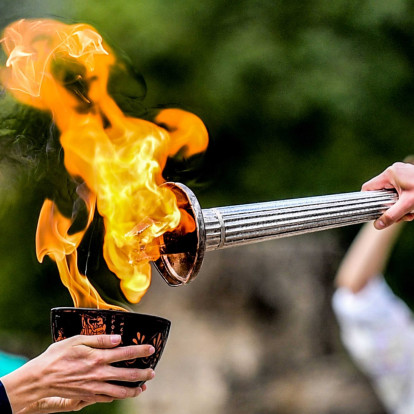 Πραγματοποιείται σήμερα στην Αρχαία Ολυμπία η Τελετή Αφής της Ολυμπιακής Φλόγας