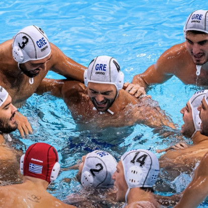 Το ιστορικό χάλκινο μετάλλιο για την Εθνική πόλο ανδρών επί της Ιταλίας