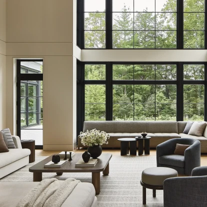 Μια εκπληκτική κατοικία στη Νέα Αγγλία όπου ο μοντερνισμός απογειώνεται με ένα cozy twist