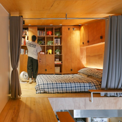 Όταν η δημιουργικότητα συναντά ένα loft 24 τ.μ.