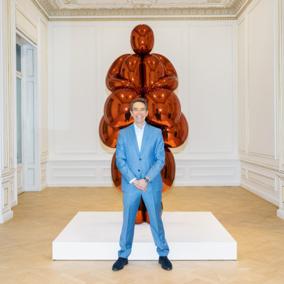Jeff Koons: «Αφροδίτη» του Lespugue: Όσα μοιράστηκε ο κορυφαίος καλλιτέχνης στο κοινό λίγο πριν τα εγκαίνια της έκθεσής του στο Μουσείο Κυκλαδικής Τέχνης