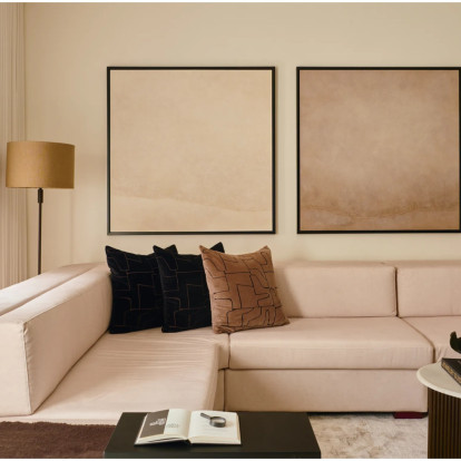 Μια chic βίλα στο Μπαχρέιν με γήινες αποχρώσεις αποτελεί ένα σύγχρονο καταφύγιο μέσα στην πόλη