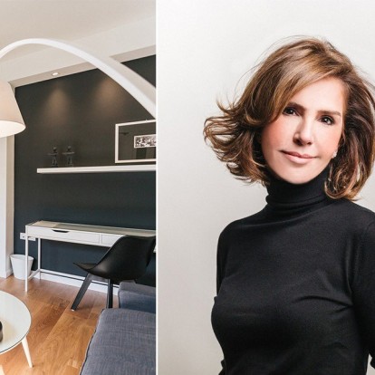 Ένα διαμέρισμα στo κέντρο της Θεσσαλονίκης ποντάρει στο λευκό μαύρο