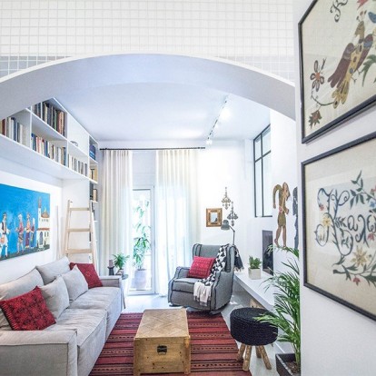 Ένα bohemian διαμέρισμα μόλις 45 τ.μ. στην Αθήνα που χωράει τα πάντα