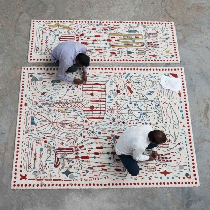 Tα surreal σκίτσα του Jaime Hayon για τα επετειακά χαλιά της Nanimarquina 