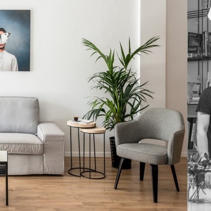 Ένα σύγχρονο διαμέρισμα στη Θεσσαλονίκη αποτελεί πηγή αρχιτεκτονικής έμπνευσης