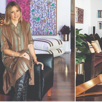 H Δήμητρα Κολοτούρα, co-founder της Zeus + Δione μας ξεναγεί στην υψηλής αισθητικής κατοικία της 