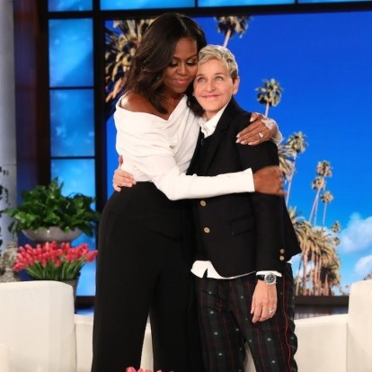 Δείτε την υπέροχη έκπληξη της Michelle Obama στην Ellen DeGeneres για τα γενέθλιά της