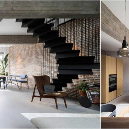 Το Cool Loft στο Rotterdam είναι ένας βιομηχανικός χώρος που μετατράπηκε σε μια σύγχρονη κατοικία 
