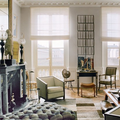 To ιστορικό διαμέρισμα του interior designer Jacques Grange στο Παρίσι όπου διέμενε η πασίγνωστη Γαλλίδα συγγραφέας Colette