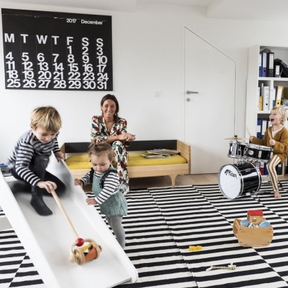 To μινιμαλιστικό οικογενειακό σπίτι της Cristina Balducci στo Βέλγιο αποπνέει ηρεμία και ασφάλεια 