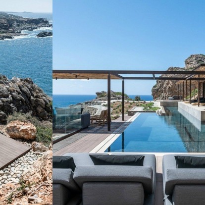 Η βίλα San Matteo είναι μια ριζοσπαστική ωδή στην ομορφιά της κρητικής φύσης