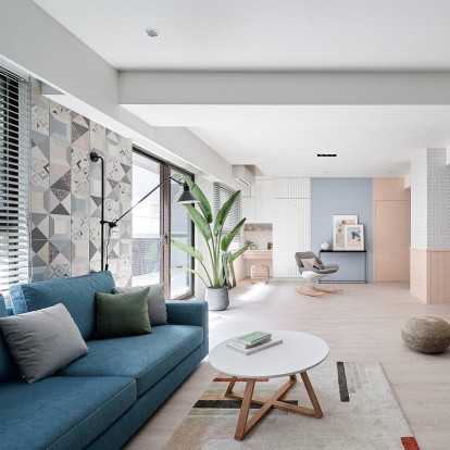 The Power of Pastels: Ένα αιθέριο & ευήλιο διαμέρισμα στην πόλη Taipei της Taiwan