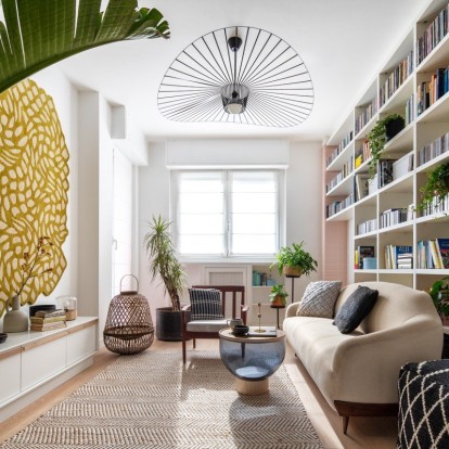 Πώς ένα μικρό διαμέρισμα στο Μιλάνο εναρμονίζεται πλήρως με τη φύση