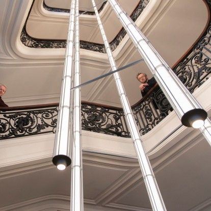 Oι designers Ronan και Erwan Bouroullec υπογράφουν το lighting project στο νέο μουσείο Bourse de Commerce του Παρισιού που ανοίγει το Σάββατο