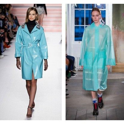 Οι FW 2017 πασαρέλες προστάζουν turquoise χρώμα 