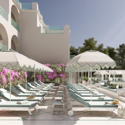 Το εμβληματικό La Palma Hotel στο Capri ανοίγει και πάλι τις πόρτες του μετά από μια ριζική ανακαίνιση